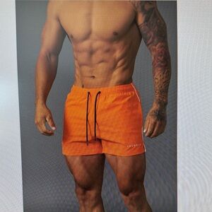 Young La 143 short short swim shorts men